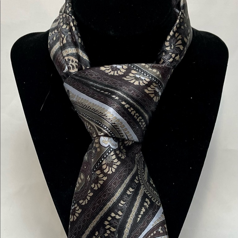 IKE Behar Floral Silk Tie from Neiman Markus